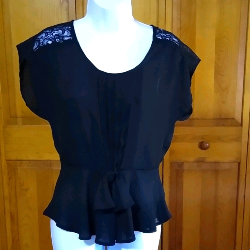 Women's black blouse